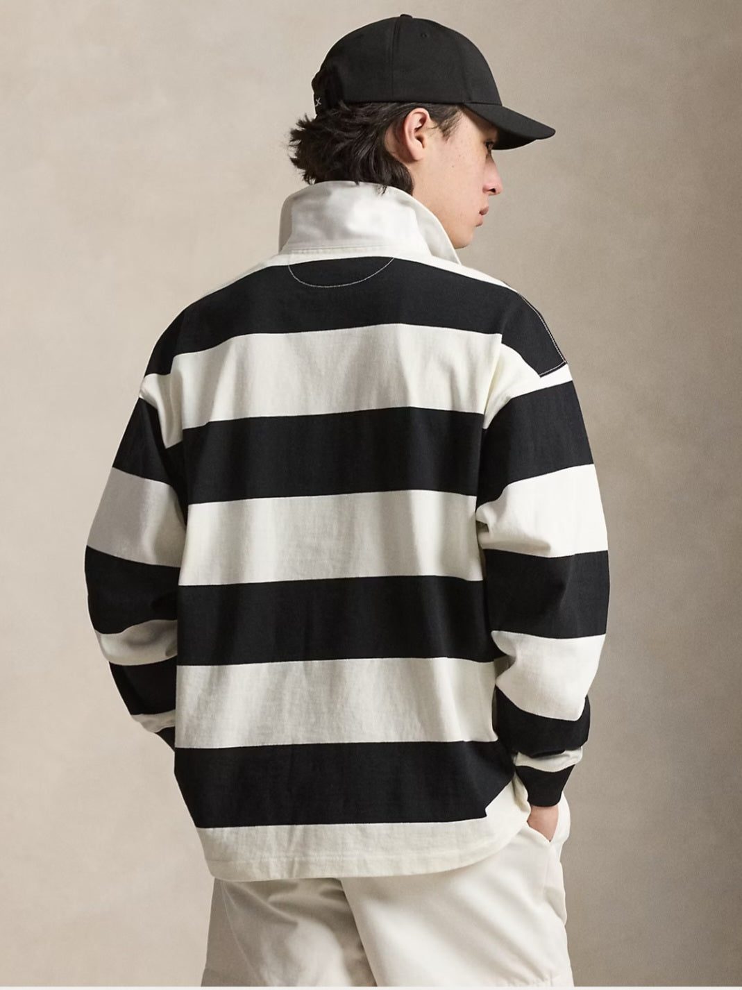 STRIPED JERSEY RUGBY SHIRT