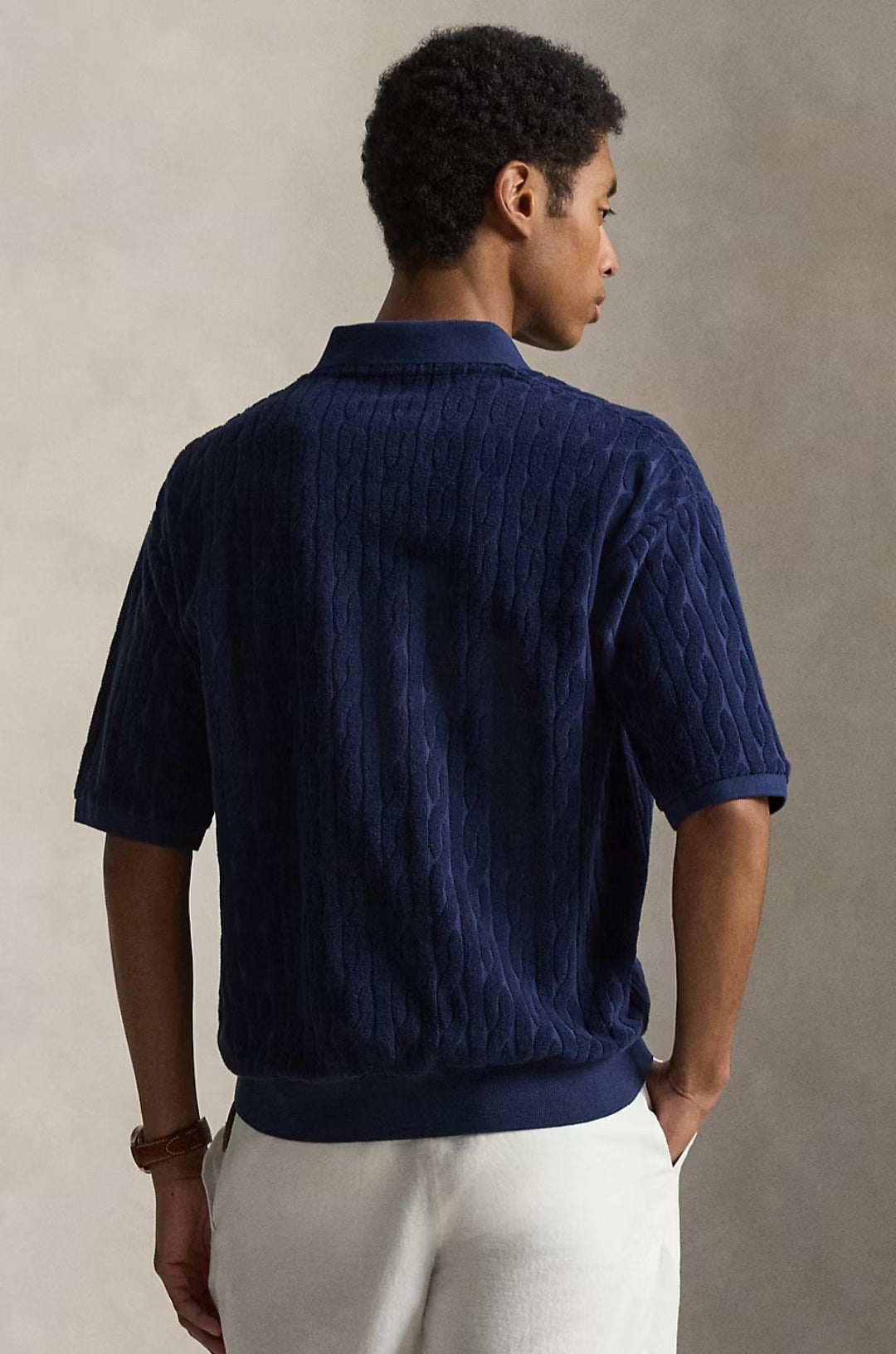 TERRY POLO SHIRT
