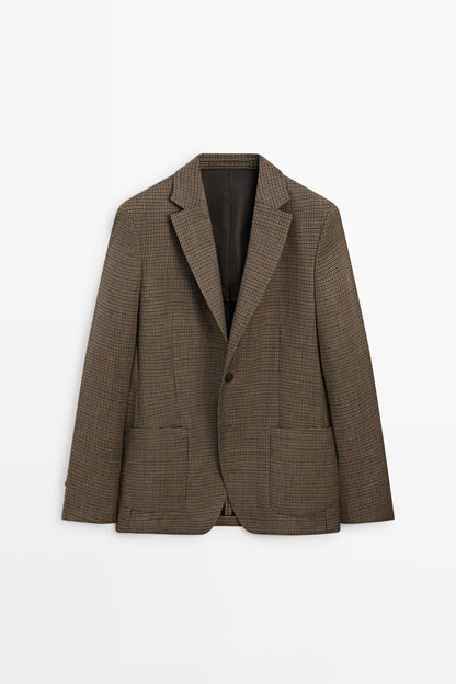 Houndstooth Blazer