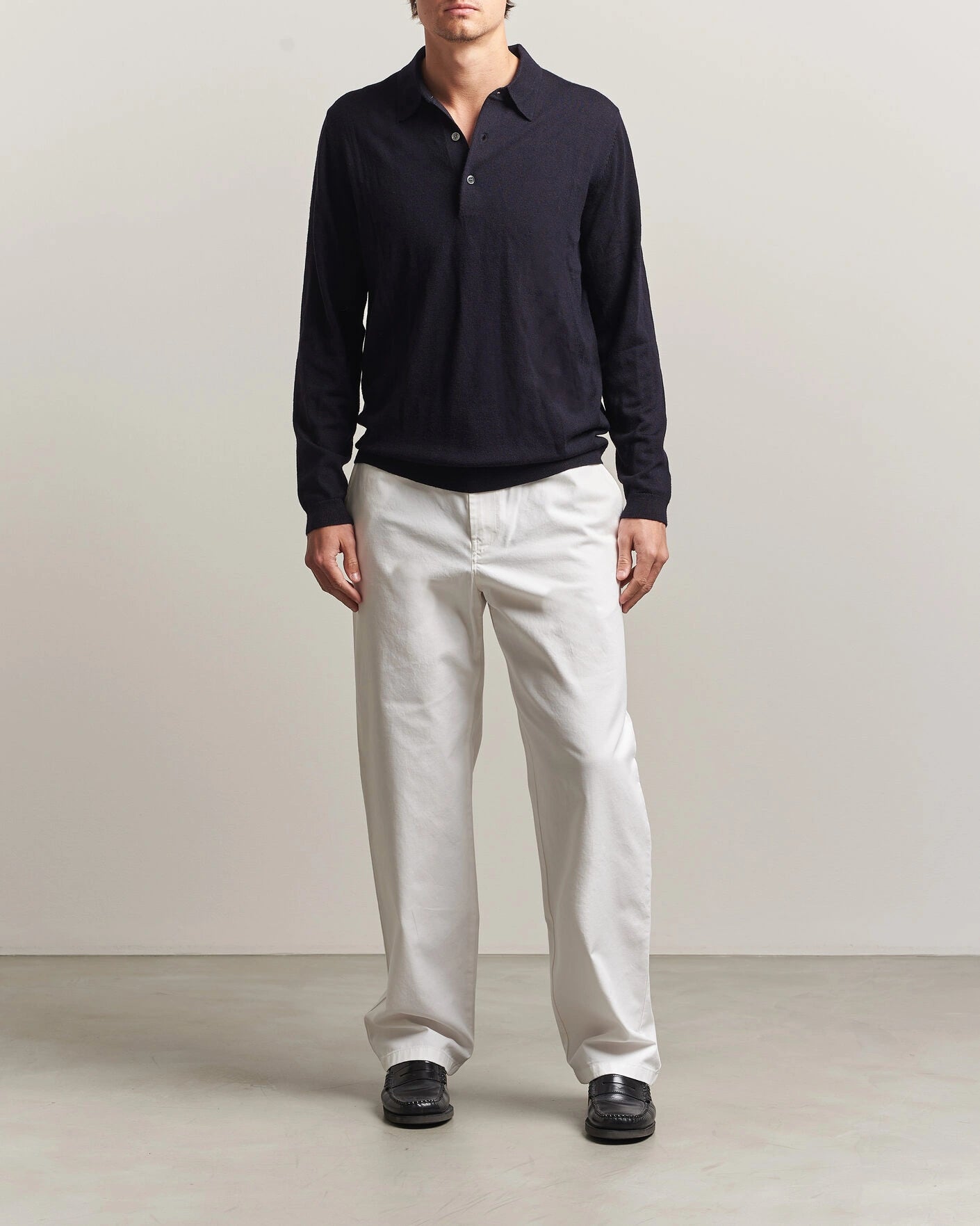 Devyn Cotton Twill Pants White