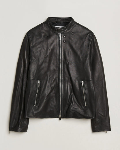 OBSIDIAN LEATHER JACKET