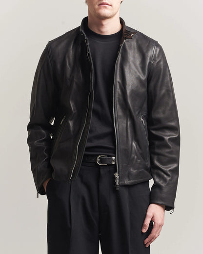 OBSIDIAN LEATHER JACKET