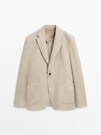 LINEN BLAZER