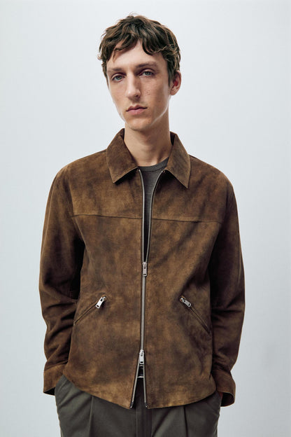 Suede Leather Jacket