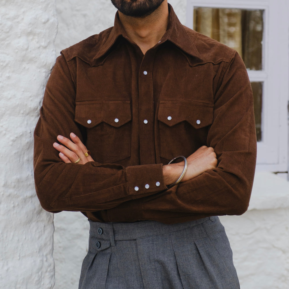 CORDUROY WESTERN SHIRT