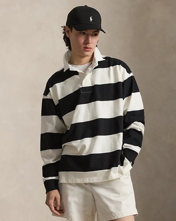 STRIPED JERSEY RUGBY SHIRT