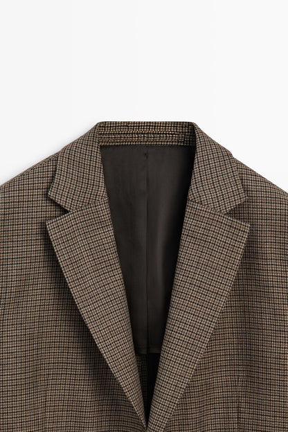 Houndstooth Blazer