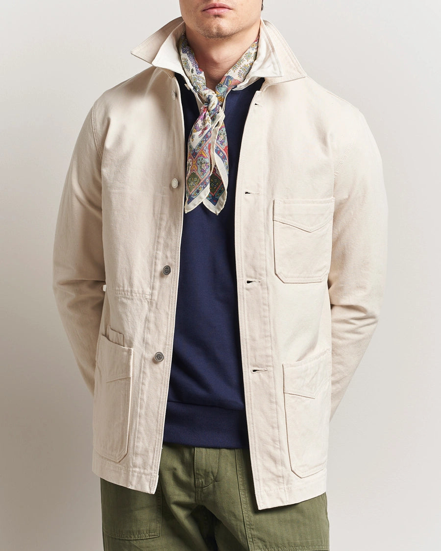 RAW CANVAS CHORE COAT