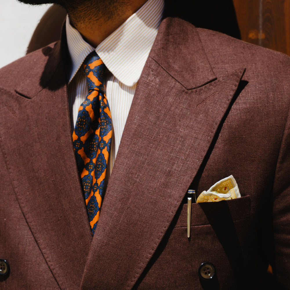 LINEN DOUBLE BREASTED SUIT