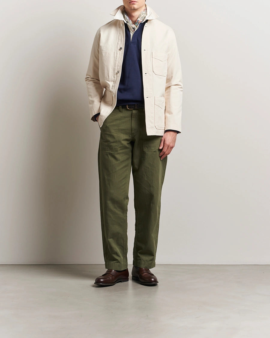 RAW CANVAS CHORE COAT