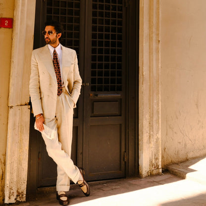 LINEN DOUBLE BREASTED SUIT