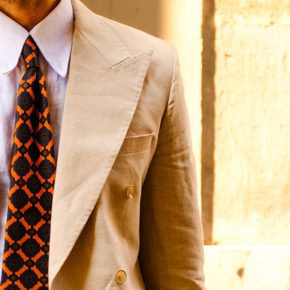 LINEN DOUBLE BREASTED SUIT