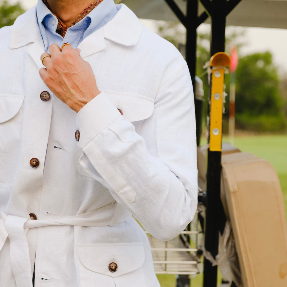 SAFARI LINEN JACKET