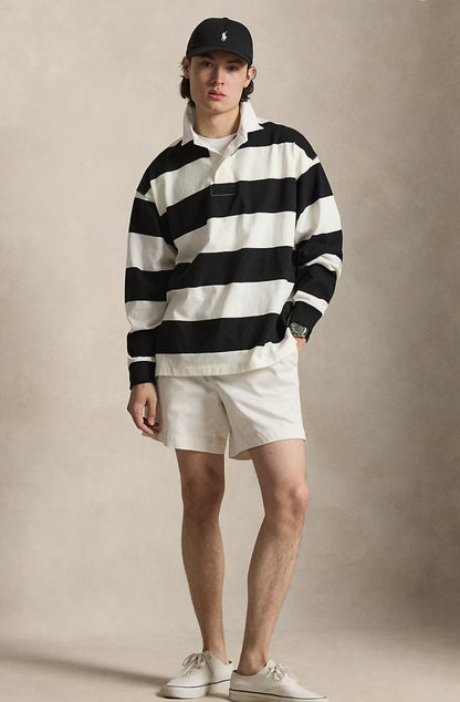STRIPED JERSEY RUGBY SHIRT