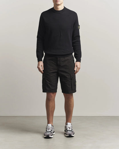 RIBBED COTTON CREWNECK