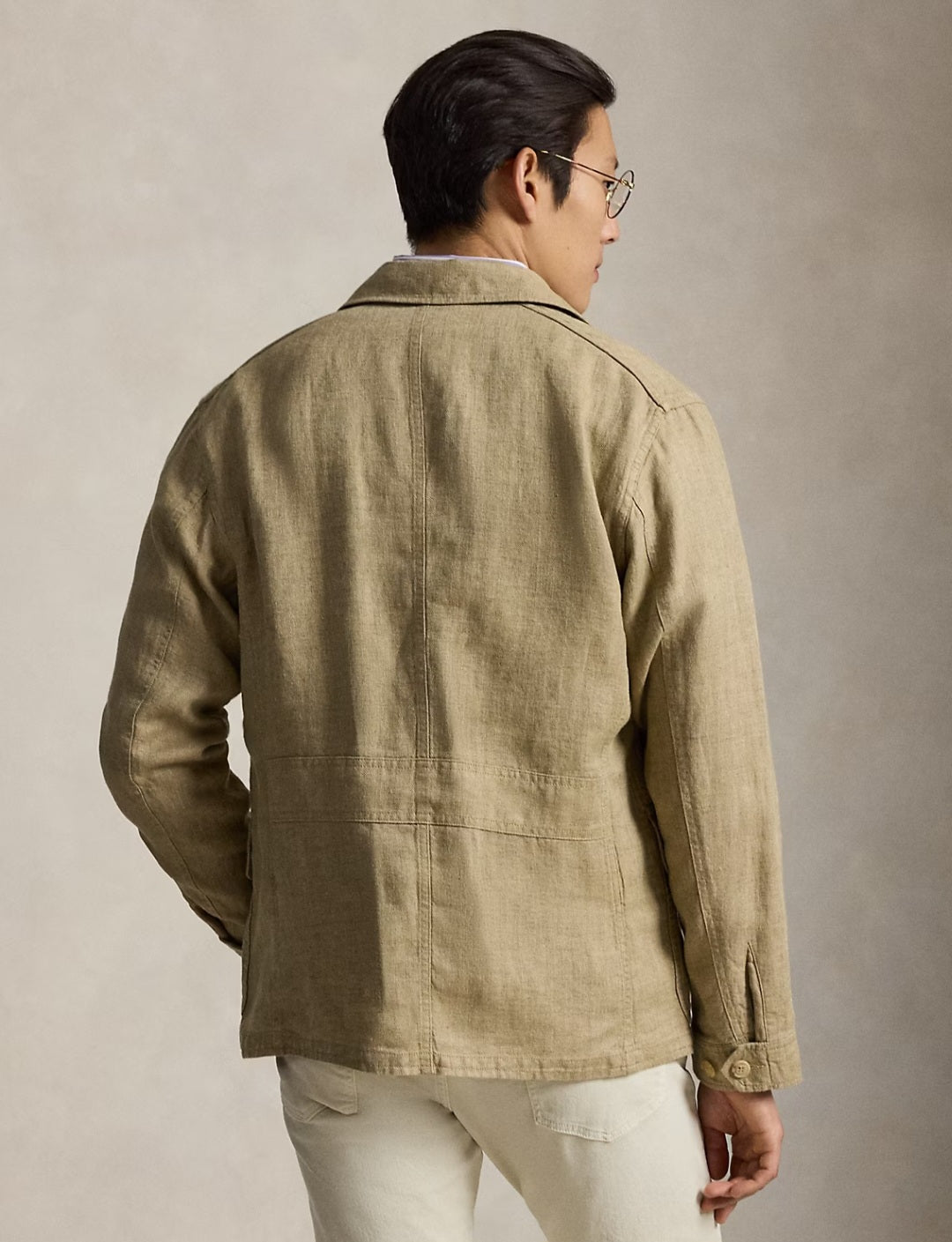 LINEN UTILITY JACKET
