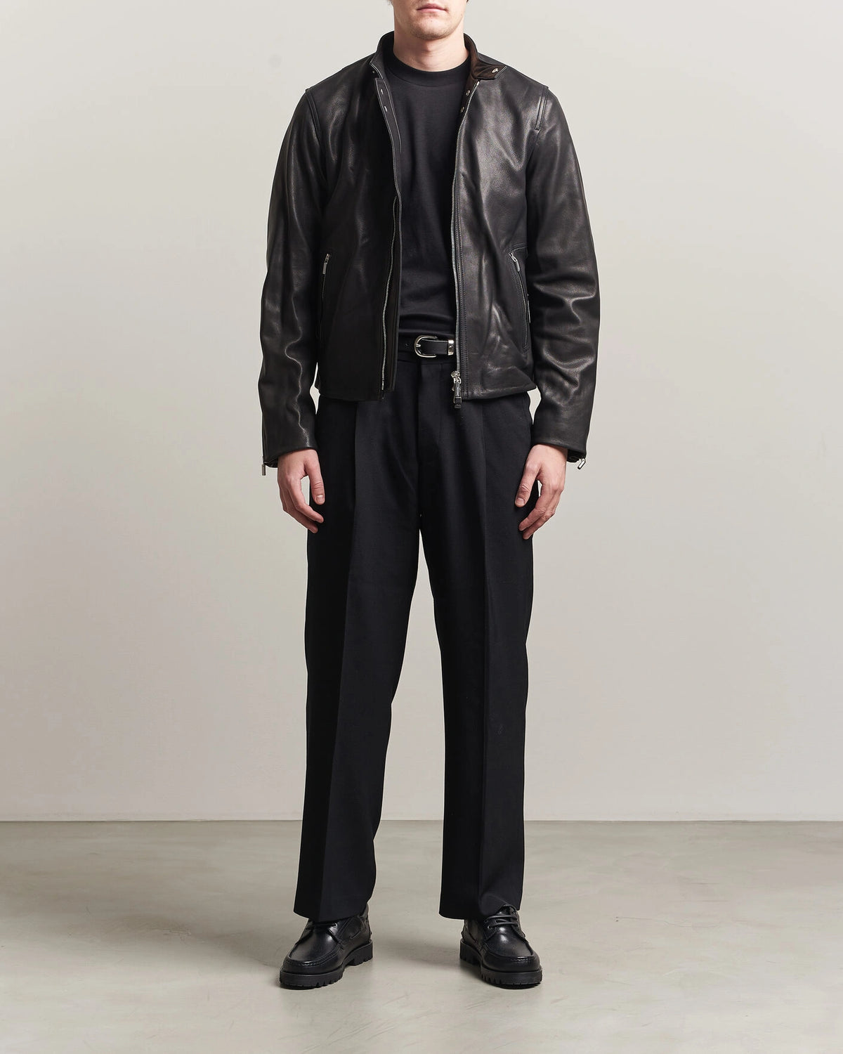 OBSIDIAN LEATHER JACKET