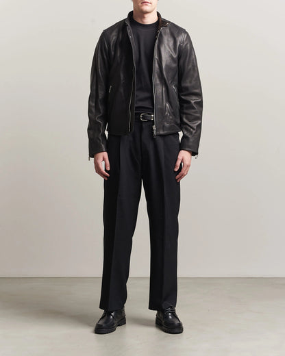 OBSIDIAN LEATHER JACKET