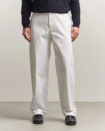 Devyn Cotton Twill Pants White