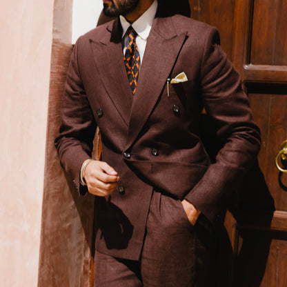 LINEN DOUBLE BREASTED SUIT