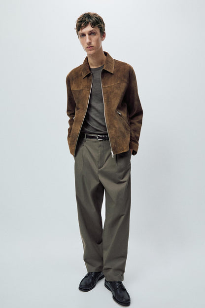 Suede Leather Jacket