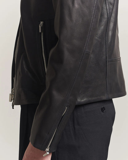 OBSIDIAN LEATHER JACKET