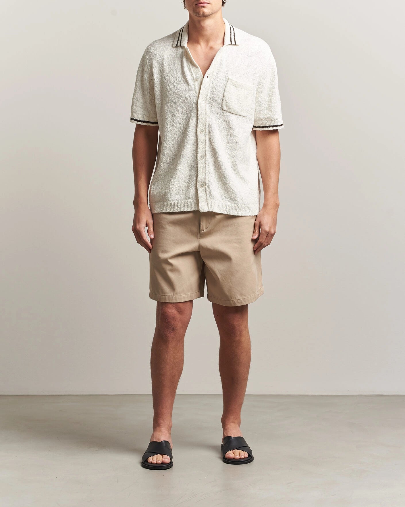 Knitted Short Sleeve Shirt